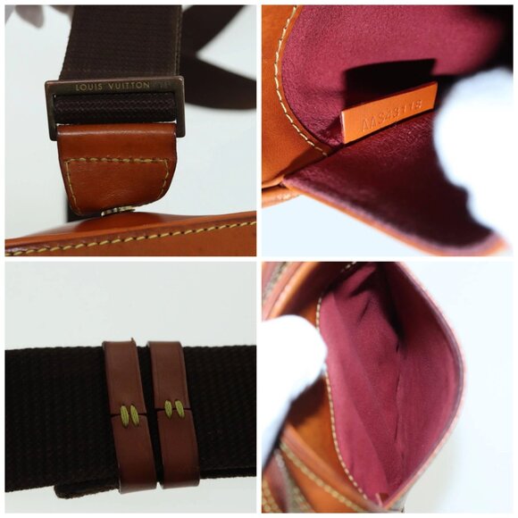 LOUIS VUITTON Nomad Pochette Gange Shoulder Bag Beige LV Auth - Picture 15 of 16